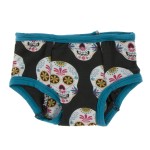 Girl Underwear Set in Dia de los Muertos and Seagrass Tacos