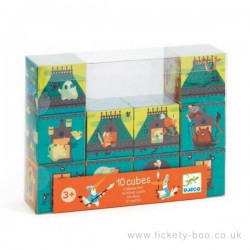 DJECO 10 CUBES BUILDING SET 