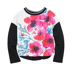 C'est Le Bouquet Polka Dot Sweat Shirt