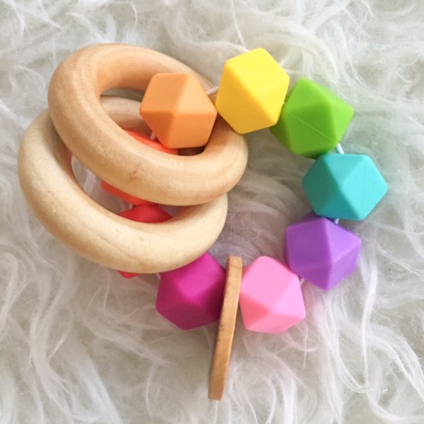 Rainbow Teether Rattle 