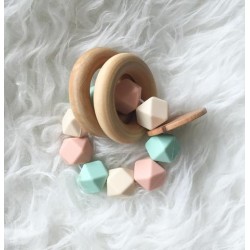 Vintage Peach Teether  Vintage Peach Teether