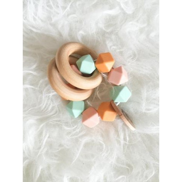 Vintage Mint Teether Rattle