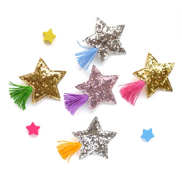 Glitter Star Hair Clip 