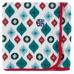 Holiday Print Long Sleeve Pajama Set in Natural Vintage Ornaments Holiday Print Long Sleeve Pajama Set in Natural Vintage Ornaments