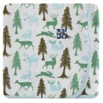 Holiday Print Long Sleeve Pajama Set in Woodland Cabin Holiday Print Long Sleeve Pajama Set in Woodland Cabin