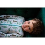 Holiday Print Long Sleeve Pajama Set in Natural Woodland Holiday Holiday Print Long Sleeve Pajama Set in Natural Woodland Holiday