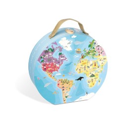 Our Blue Planet Round Double Sided Suitcase Puzzle