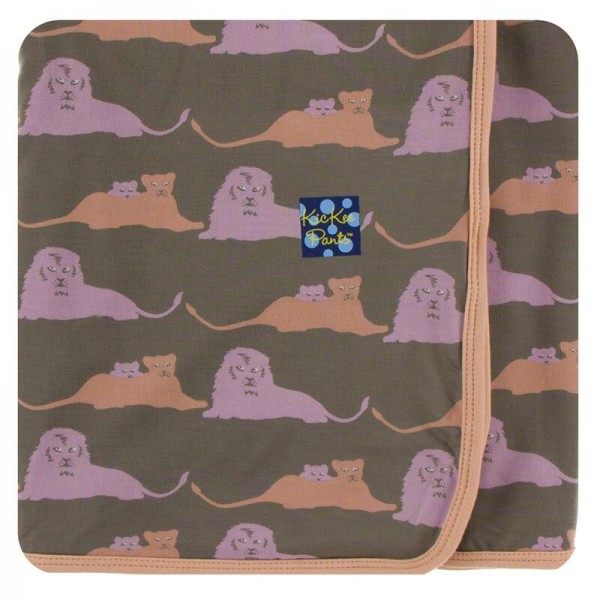 Print Swaddling Blanket in Lions