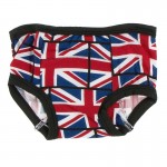 Training Pants Set in Natural London Transport and Union Jack Training Pants Set in Natural London Transport and Union Jack