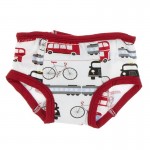 Training Pants Set in Natural London Transport and Union Jack Training Pants Set in Natural London Transport and Union Jack