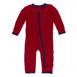 Appliqué Coverall with Zipper in Union Jack