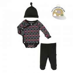 Kimono Newborn Gift Set with Elephant Box in Queen's Guard