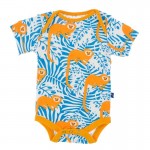 Print Short Sleeve One Piece in Tamarin Monkey