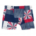 Boxer Briefs Set in Natural Sports and Patchwork