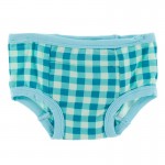 Training Pants Set in Pistachio Gingham and Strawberry Cowgirl Training Pants Set in Pistachio Gingham and Strawberry Cowgirl