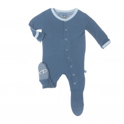 Solid Footie in Twilight with Pond