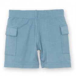 Boy Cargo Short in Dusty Sky