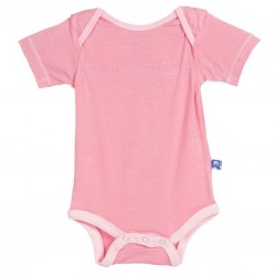 Solid Short Sleeve One Piece in Desert Rose Lotus