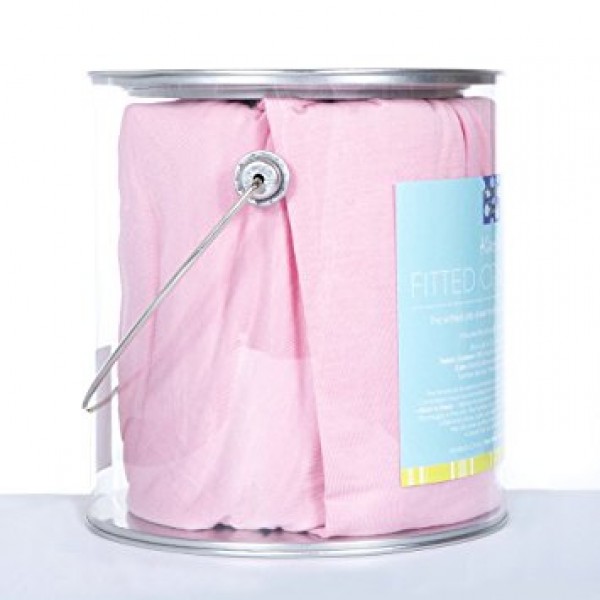 Solid Fitted Crib Sheet in Lotus