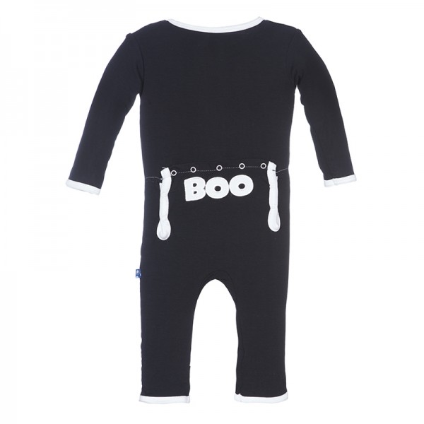 Holiday Applique Coverall Midnight BOO 