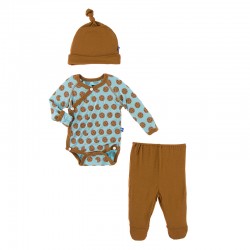 Kimono Newborn Gift Set in Glacier Cookies