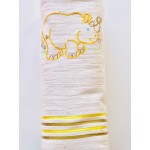 Little Gabies Baby Blanket with Love from Ethiopia- Happy Rhino (Gold) 