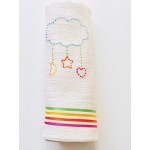 Little Gabies Baby Blanket with Love from Ethiopia - Happy Clouds 