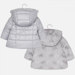 Baby Girl Reversible Faux Fur Coat