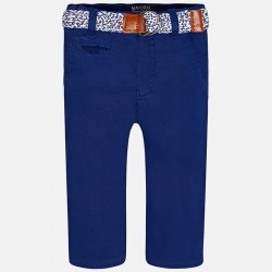 Baby Boy Blue Chino Trousers with Belt 