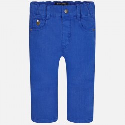 Baby Boy Long Twill and Elastane Trousers Baby Boy Long Twill and Elastane Trousers