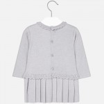 Baby Girl Silver Knitted Dress