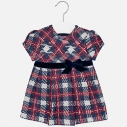 Baby Girl Checkered Short Sleeve Dress Baby Girl Checkered Short Sleeve Dress