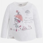 Girl glitter long sleeve T-shirt