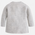 Girl Knitted Sweater with Asymmetric Hem