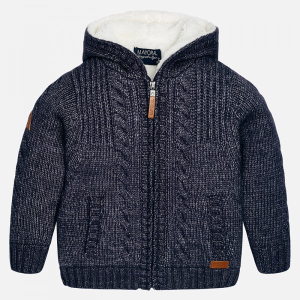 Boy Lined Knit Cardigan