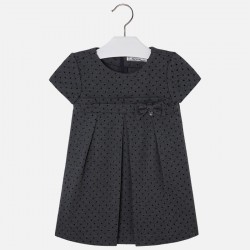 Girl Ponte Knit dress with Short Sleeves
