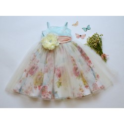 Laurel Dress in Forget Me Not 