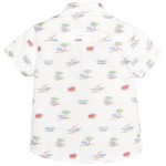 Baby Boys Safari Print Layered Shirt
