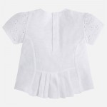 Baby Girl short sleeve t-shirt with pleated Back