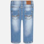 Baby Boy Slim Fit Denim Style Trousers