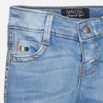 Baby Boy Slim Fit Denim Style Trousers