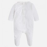 Baby girl long pyjamas with bows and ruffles