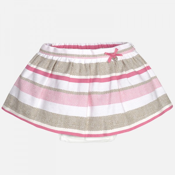 Baby Girl Striped Skirt with Bow