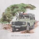 Boy Short Sleeve T-shirt Jeep Print