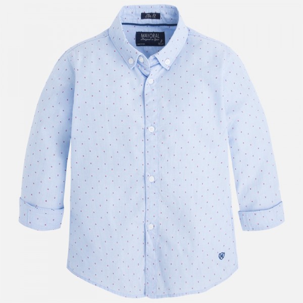 Boy Long Sleeve Shirt with Print