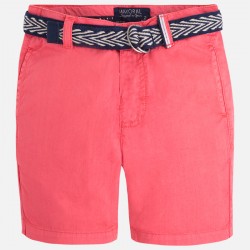 Boy Shorts Chino Style with Belt