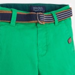 Boy Cotton Pique Shorts with Belt