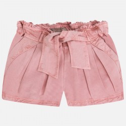 Girl Shorts with Bow and Elastic Waist Girl Shorts with Bow and Elastic Waist