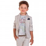 Boy Cotton and Linen Jacket