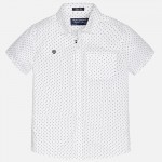 Nukutavake Boys White short-sleeved shirt 